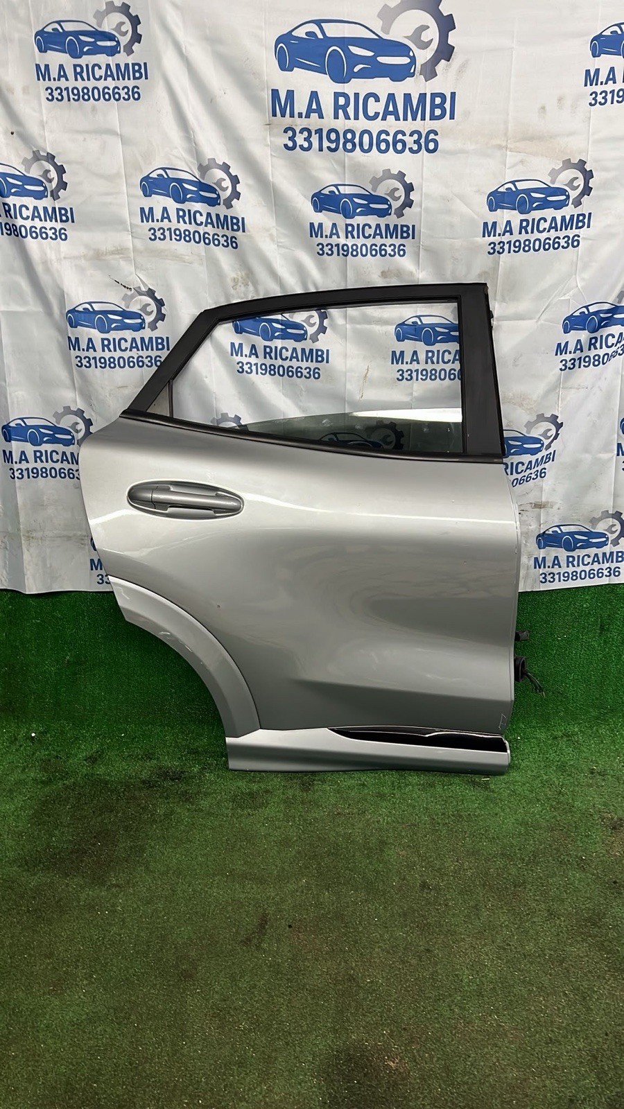Sportello Porta Portiera Ford Puma Posteriore Post Dx Destro Grigio