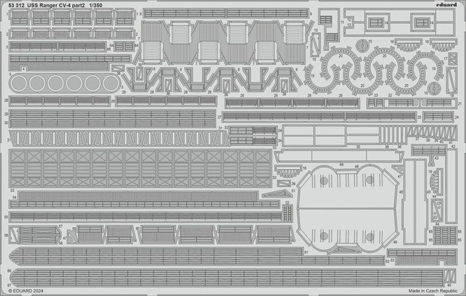Eduard Accessories 53312 - 1:350 USS Ranger CV-4 Part 2 - New