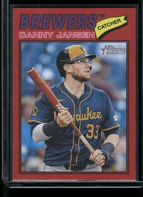 2026 Topps Heritage #347 Danny Jansen Red