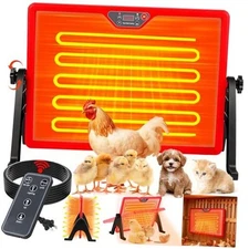 Chicken Coop Heater, Chicken Heater for Chicken Coop Accessories, Double Sided 