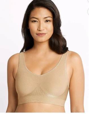 Bali Womens Size Medium Nude Comfort Revolution Shaping Wirefree Bra NEW