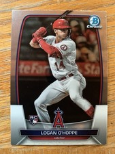 2023 bowman chrome Logan O’Hoppe RC #51 Los Angeles Angels