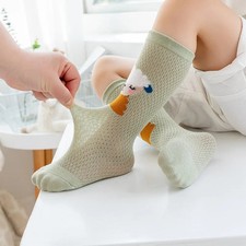 1 Pair Summer Spring New Baby Socks Cotton Animal Socks Cute Cool Long Thin Kids