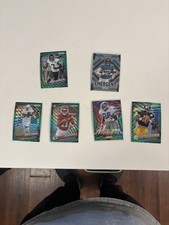 Panini Prizm NFL Football Trading Card lot green prizms
