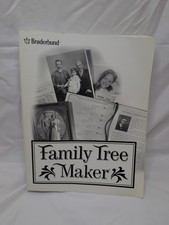 Broderbund FAMILY TREE MAKER 6.0 for Windows Set Tutorial Manual  8 CD-ROMs
