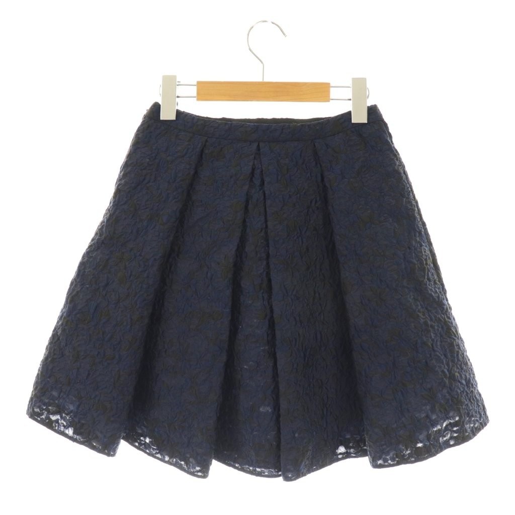 【Skirts】Christian Dior Jacquard Tuck Voluminous Skirt Knee-Length Flared thumbnail 2
