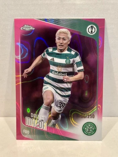 2025-26 Topps Chrome UCC Daizen Maeda Pink Refractor /250 - Celtic