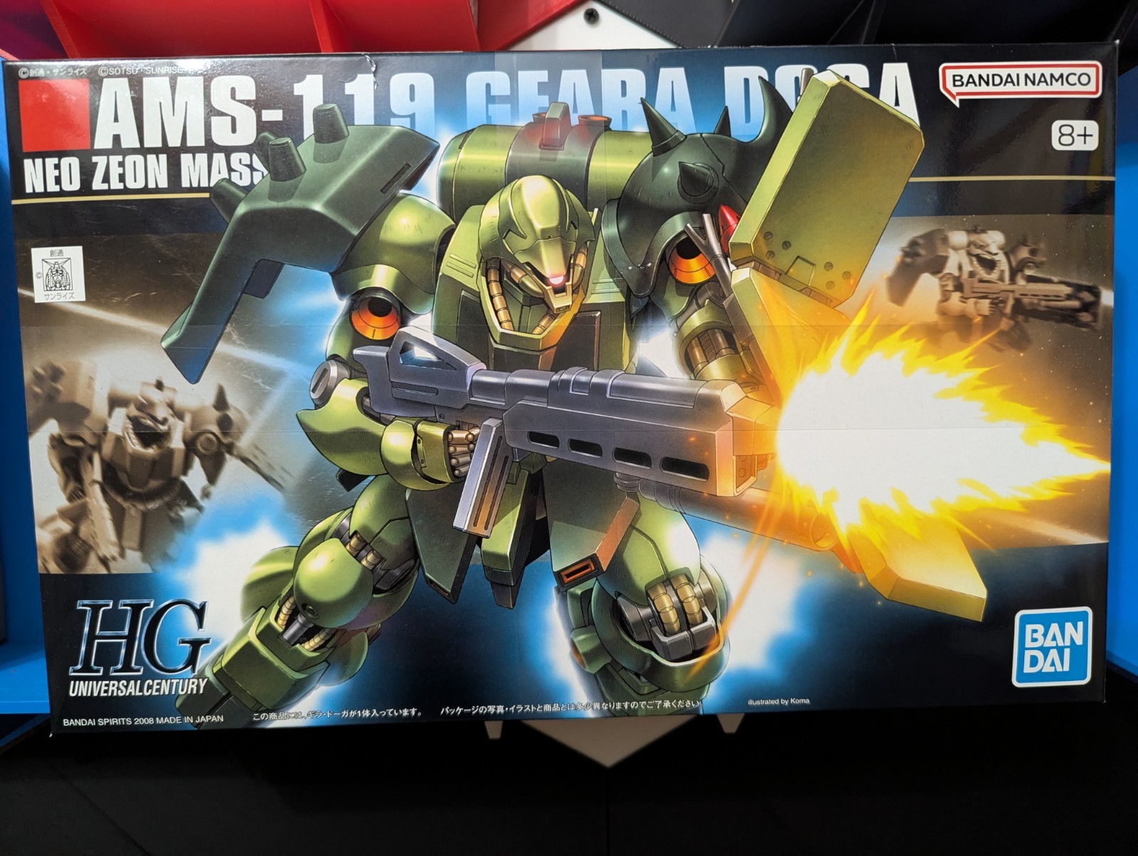 Bandai Gundam 1/144 HGUC #091 Char's Counterattack AMS-119 Geara Doga Model Kit