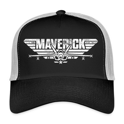 Top Gun Maverick Kampfjet Logo Trucker Cap