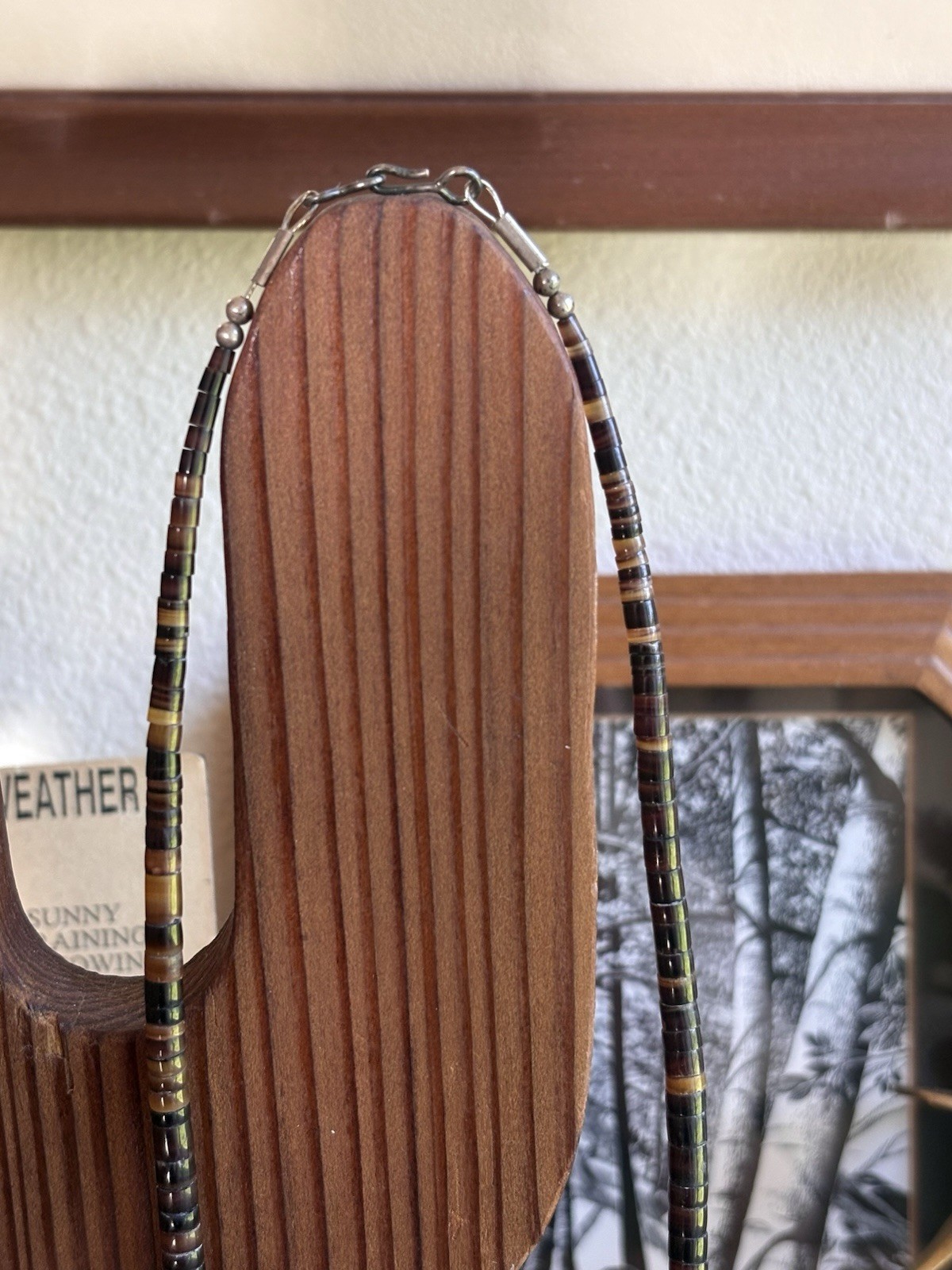 Native American? Stone + Shell? (READ) Beaded Nec… - image 3