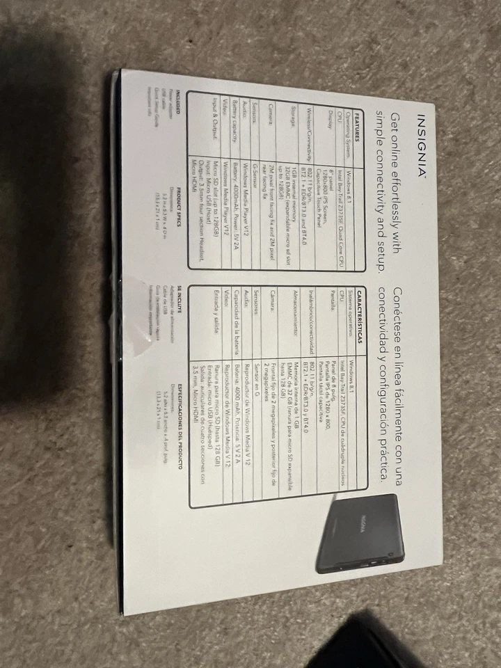 Windows 8.1 Insignia Tablet - Image 2 of 3