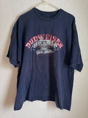 Budweiser 2XL Short Sleeve King of Beers American Graphic T-Shirts