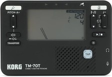 Korg TM-70 Tuner and Metronome - Black