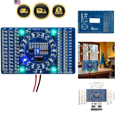 DIY SMD SMT Welding Practice Soldering Skill Training Board Ek7028