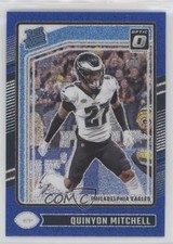 2024 Panini Donruss Optic Rated Rookie Blue Glitter Prizm Quinyon Mitchell 12fl