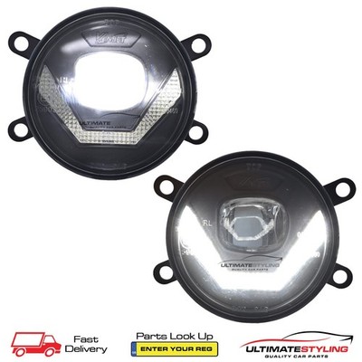 Honda Accord Civic Cr-V Full LED Upgrade Front Fog Lights DRL Kit with Wiring
