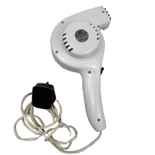 Vintage 1960's Morphy Richards HDA3 Noiseless White Hair Dryer Working TV Prop