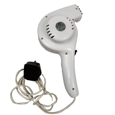 Vintage 1960's Morphy Richards HDA3 Noiseless White Hair Dryer Working TV Prop