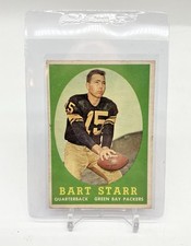 1958 Topps Bart Starr #66 Green Bay Packers NFL Football HOF 🔥🔥🔥