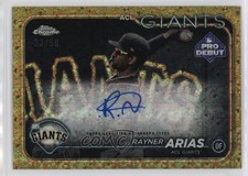 2024 Pro Debut Chrome Gold Mini-Diamond Refractor 23/50 Rayner Arias Auto 05nw