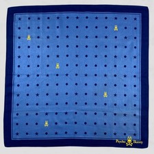 Vintage Psycho Bunny Handkerchief Neckerchief Bandana Pocket Square