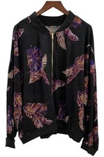 IMAN Womens Global Chic Stretch Bomber Jacket...