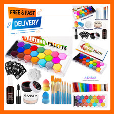 Face and Body Paint Palette 22 Colors Halloween Makeup Professional Face