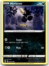 murkrow pokemon card value (51/119) [XY: Phantom Forces] Common Card Type Murkrow 114/196 NM / M