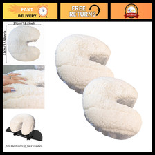 Ultra-Soft Fleece Massage Table Face Cradle Cover - 2 Set, Warm  Breathable, Un