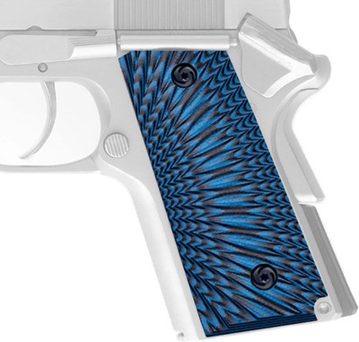Guuun G10 Grips for Subcompact para Ordnance 1911 Carry 9 C6 LDA - Starburst Tex