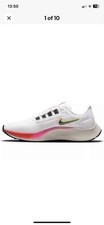 Nike Air Zoom Pegasus 38 White Pink DJ5397 100 Men's RunningShoes UK 11.5 EU 47