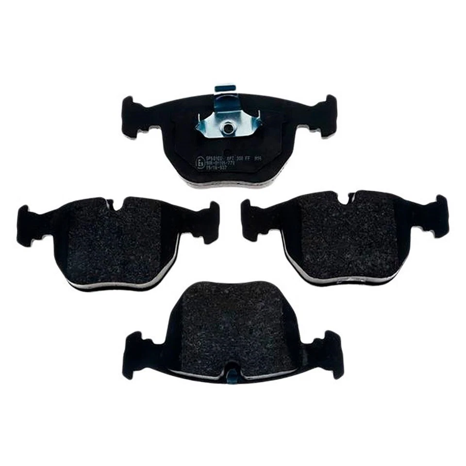 Pastillas de freno metálicas delanteras y traseras BMW 740i 2001 2000 1999 1998-1995 Foto 3 de 4