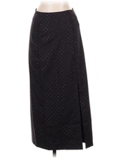 NWT CHPTR.S Women Black Formal Skirt 34W