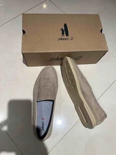 Johnnie-O Stealth Men's Loafer Size 10 Shoes LIGHT BEIGE New W BOX