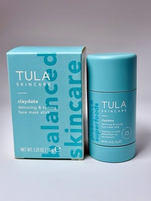 TULA SkinCare Claydate Detoxing & Toning Face Mask Stick 1.23oz NIB