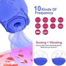 10-Speed Mini Rechargeable Vibrator for Women - Powerful Personal Massager US 