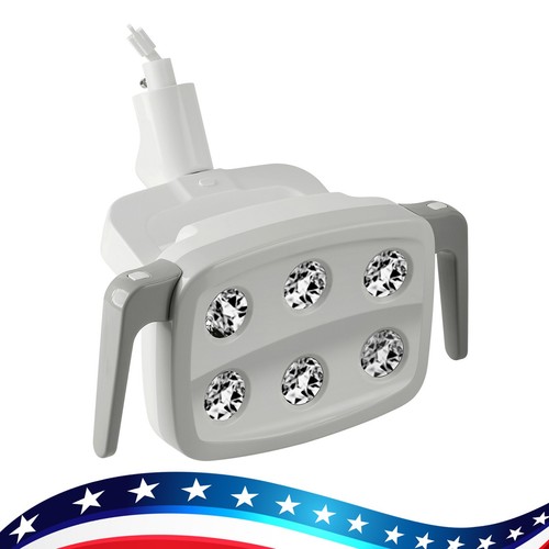 Lámpara Dental de 9W con 6 LEDs y Luz Oral para Silla de Unidad - Afbeelding 10 van 21