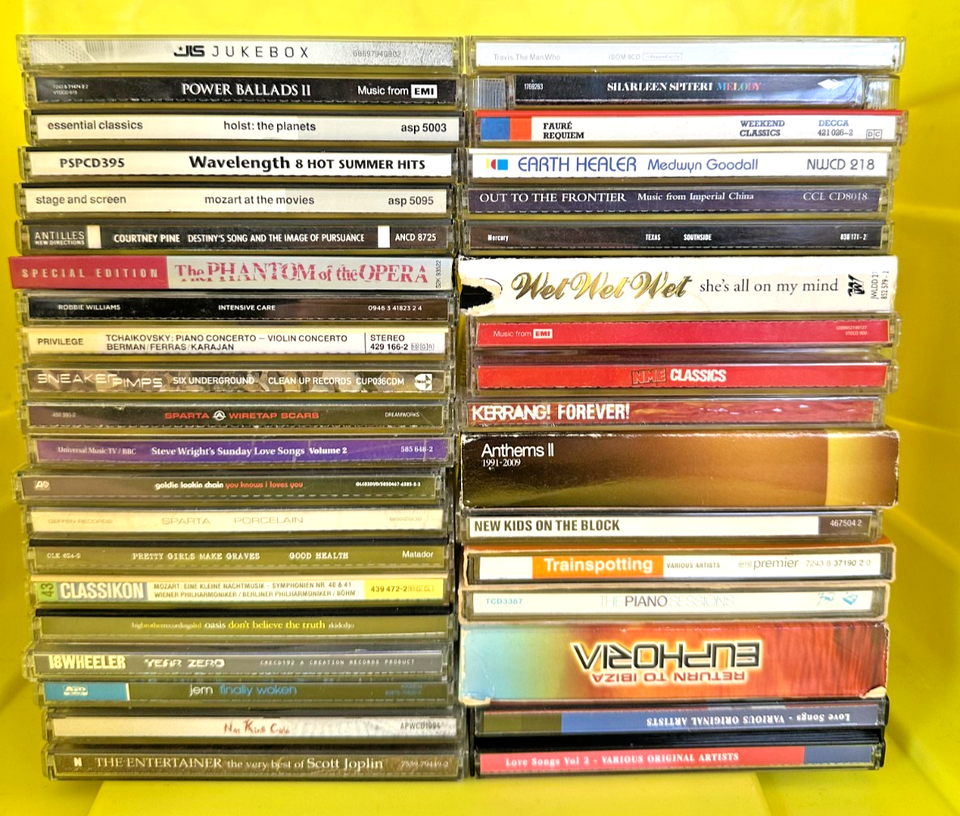 116 x Music CD's Albums Joblot Bundle Mixed Genres | eBay UK