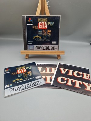 PS1 GTA 1 Grand Theft Auto für Sony PlayStation 1 mit Karten, Anleitung Getestet