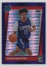 2021 Panini Donruss Optic Target Box Set Purple Pulsar Prizm Jason Preston 1pi0
