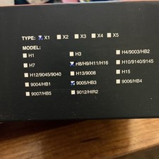 Sealight X1 Xenower LED Lighting Light Bulbs Set of 4 - H11 + 9005 - Open box