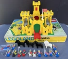 Rare Vintage 1978 Lego System 375 / 6075 Lego Yellow Castle -Near Complete w/Box