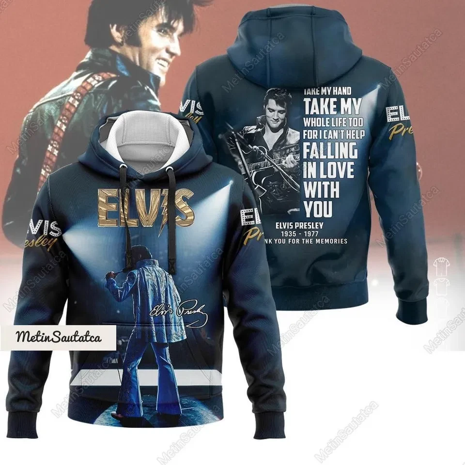 Elvis Presley 1935-1977 Hoodie, King Of Rock And Roll Hoodie