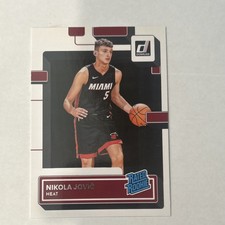 Nikola Jović Rated Rookie 2022-23 Panini Donruss No.227 Miami Heat Basketball