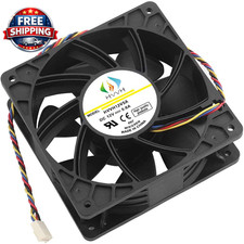High-Speed 12V 5A Cooling Fan with Dual Ball Bearings - 7000 RPM