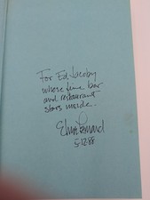 Signed Elmore Leonard 1st/1st Freaky Deaky HC - READ - W/ City Primeval 