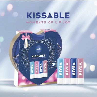 Nivea Kissable Moments Of Lip Joy Geschenkset 4 Lippenbalsame Valentinstag Geschenke 