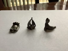 Vintage Pewter Miniatures Rawcliffe Davis,  80's and Unmarked, Lot of 3