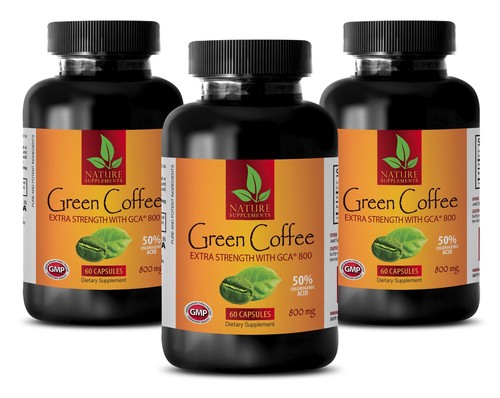 Organic Green Coffee - Green Coffee Extract GCA 800mg - Weight Loss - 3B