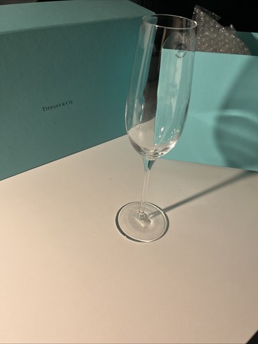 TIFFANY & CO TOASTEN SEKTGLAS FLÖTE 9,75" HOCH Stck 1 - Bild 5 von 5